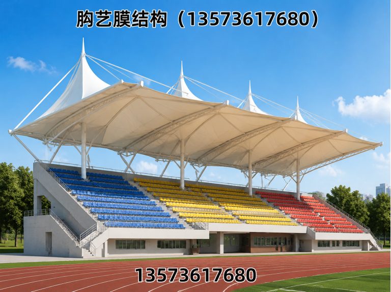 潍坊充电桩车棚展示图